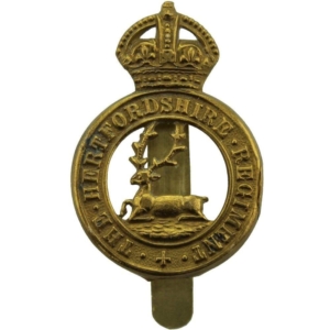 WW1 Hertfordshire Regiment Cap Badge