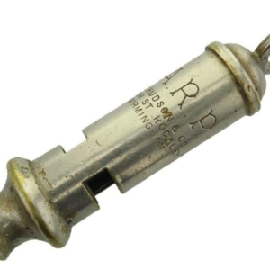 WW2 Air Raid Precautions Warden ARP Whistle - J. HUDSON & Co