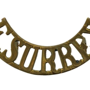 WW1 East Surrey Regiment Shoulder Title