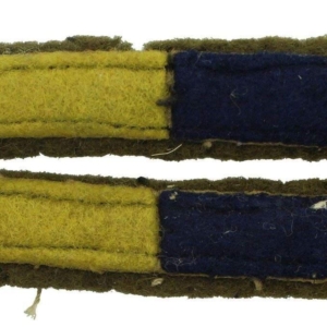 WW2 Royal Army Service Corps RASC Cloth Arm of Service Strips Stripes PAIR