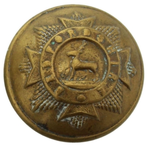 WW1 Bedfordshire Regiment Tunic Button - 26mm