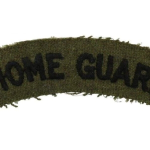WW2 Home Guard Unit Cloth Shoulder Title Badge Flash