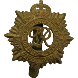 WW2 Royal Army Service Corps (George VI) RASC Cap Badge