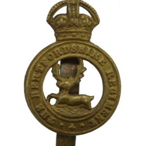 WW1 Hertfordshire Regiment Cap Badge
