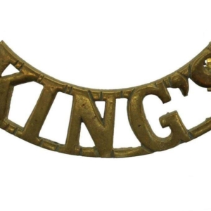 WW2 Kings Liverpool Regiment (King's) Shoulder Title