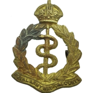WW2 Royal Army Medical Corps RAMC Collar Badge