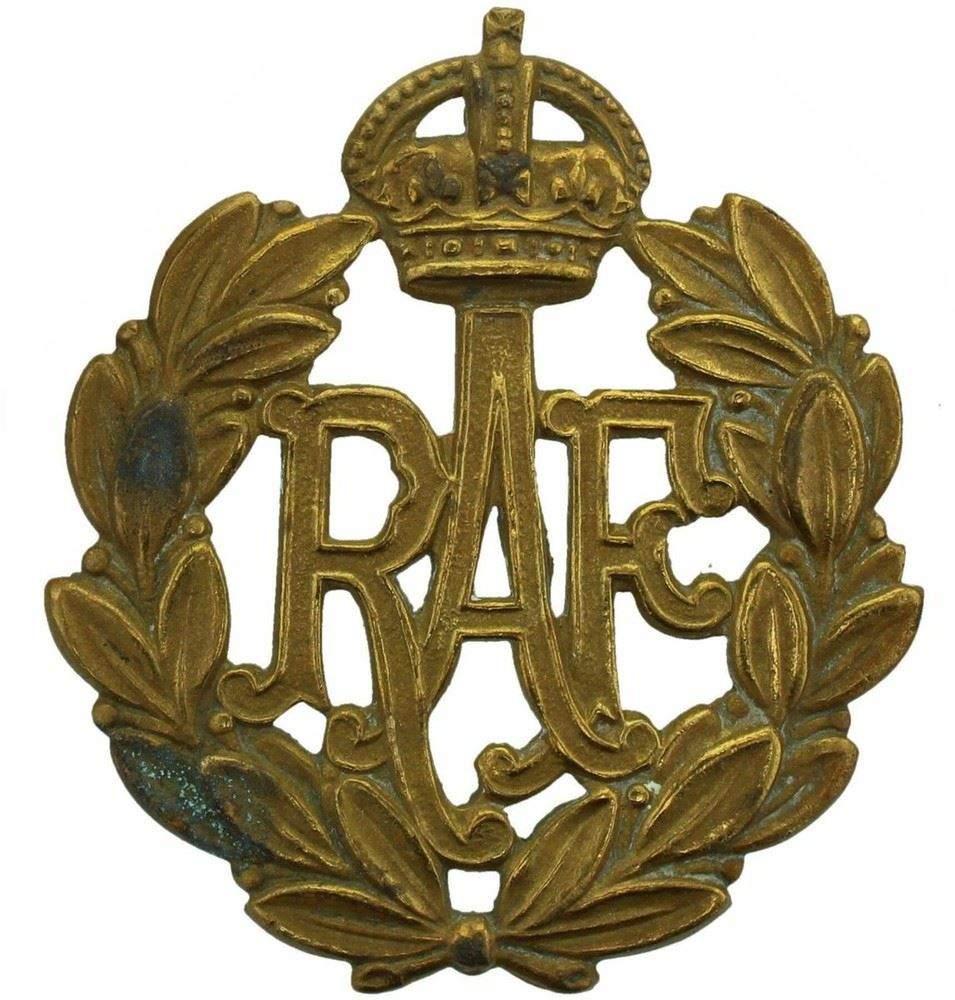WW2 Royal Air Force RAF Cap Badge - British Military Badges