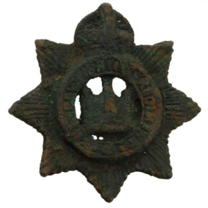 UK Dug Detecting Find - WW1 Devonshire Regiment Relic Cap Badge