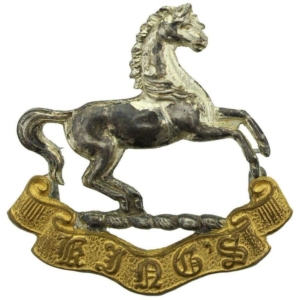 WW2 Kings Liverpool Regiment (King's) OFFICERS Gilt Collar Badge