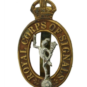 WW2 Royal Corps of Signals RCOS Cap Badge
