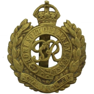 WW2 Royal Engineers Corps (George VI) Cap Badge