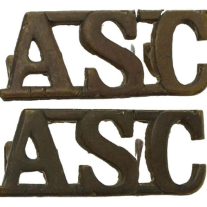 WW1 Army Service Corps ASC Shoulder Title
