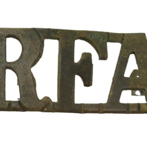 WW1 Royal Field Artillery RFA Shoulder Title