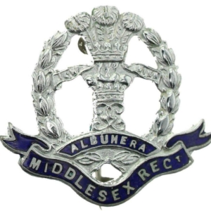 WW2 Middlesex Regiment Sweetheart Brooch