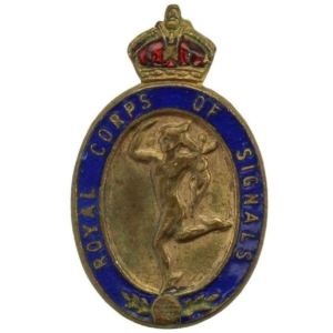 WW2 Royal Corps of Signals RCOS Sweetheart Brooch