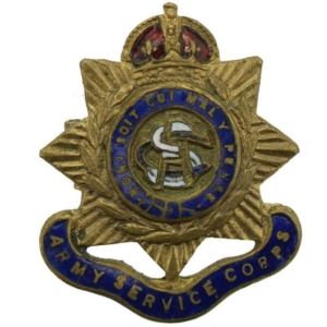 WW1 Army Service Corps ASC Sweetheart Brooch