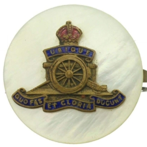 WW1 Royal Artillery Regiment Sweetheart Brooch