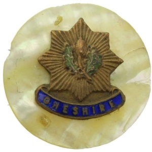 WW1 Cheshire Regiment Sweetheart Brooch