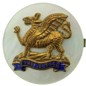 WW1 Buffs (Royal East Kent) Regiment Sweetheart Brooch