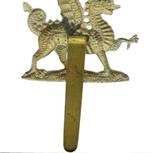 WW1 1st Monmouthshire Regiment Cap Badge - First Pattern