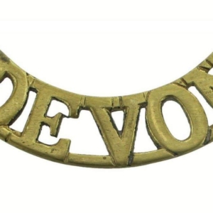 WW1 Devonshire Regiment (Devon) Shoulder Title