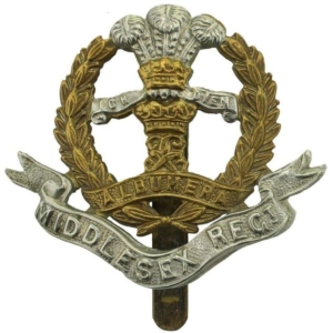 WW1 Middlesex Regiment Cap Badge