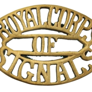 WW2 Royal Corps of Signals RCOS Shoulder Title