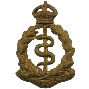WW1 Royal Army Medical Corps RAMC Collar Badge