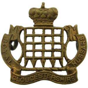 WW1 Royal Gloucestershire Hussars Regiment Collar Badge