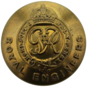 WW2 Royal Engineers Corps (George VI) Tunic Button - 25mm