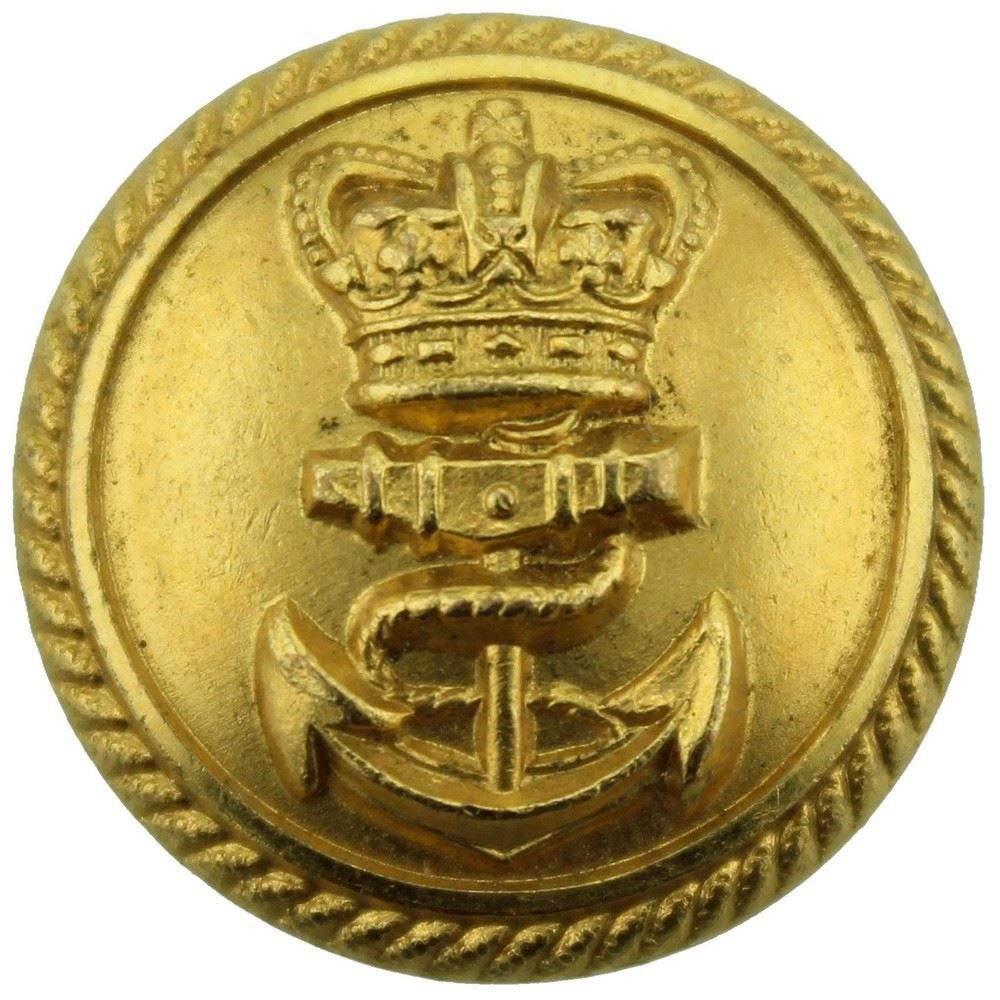 VICTORIAN Royal Navy British Naval Tunic Button - 23mm - British ...