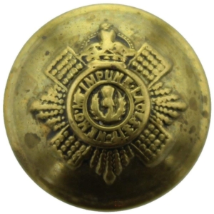 WW1 Scots Guards Regiment (Scottish) SMALL Tunic Button - 19mm