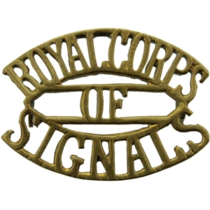 WW2 Royal Corps of Signals RCOS Shoulder Title