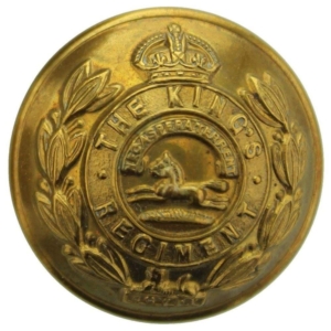 WW1 The Kings Liverpool (King's) Regiment Tunic Button - 26mm