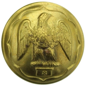 WW1 Royal Irish Fusiliers Regiment Tunic Button - 26mm
