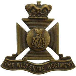 The Wiltshire Regiment OFFICERS Bronze Collar Badge