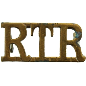 WW2 Royal Tank Regiment RTR Shoulder Title