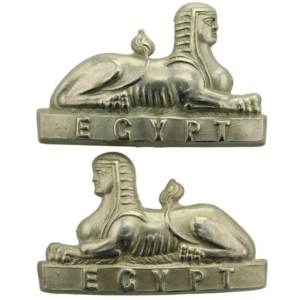 Manchester Regiment Collar Badge PAIR