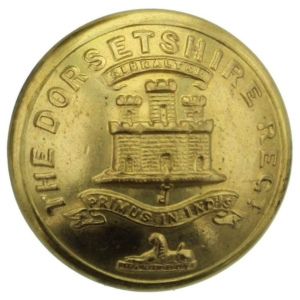 WW1 Dorsetshire Regiment Dorset Tunic Button - 26mm