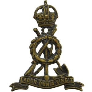WW1 Labour (Pioneer) Corps OFFICERS Bronze Collar Badge