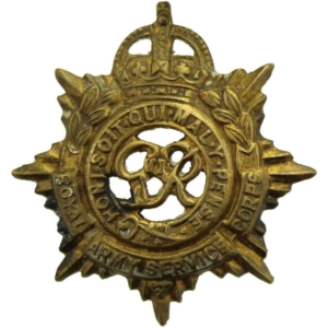 WW2 Royal Army Service Corps RASC (George VI) Collar Badge