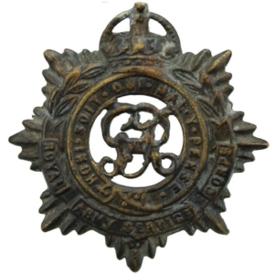 UK Dug Detecting Find - WW2 Royal Army Service Corps RASC Relic Cap Badge
