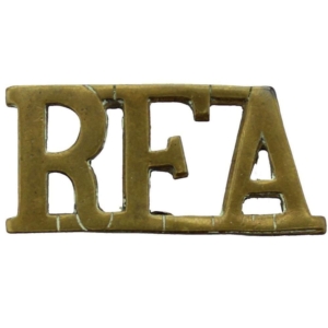 WW1 Royal Field Artillery RFA Shoulder Title