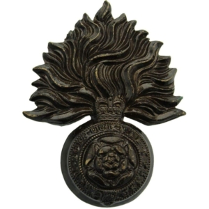 Royal London Fusiliers Regiment Cap Badge - Queens Crown