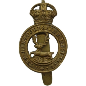 WW1 Hertfordshire Regiment Cap Badge