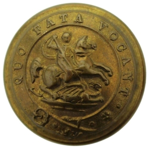 WW1 Royal Northumberland Fusiliers Regiment Tunic Button - 26mm