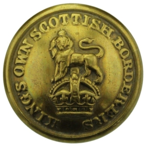 WW1 Kings Own Scottish Borderers KOSB King's Regiment Tunic Button - 26mm
