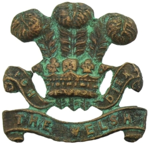 UK Dug Detecting Find - WW1 Welsh Regiment Relic Welch Sweetheart Brooch Badge