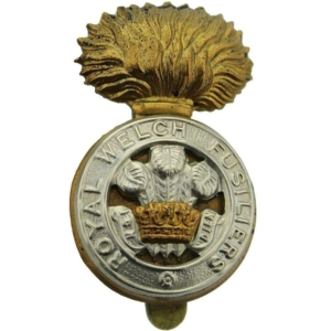 WW1 Royal Welch Fusiliers Regiment RWF Cap Badge