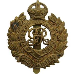 WW1 Royal Engineers Corps (George V) Cap Badge